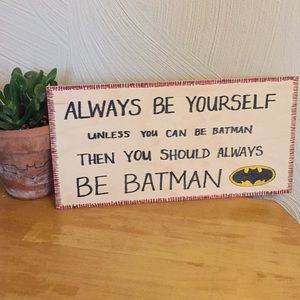 Handmade Batman sign